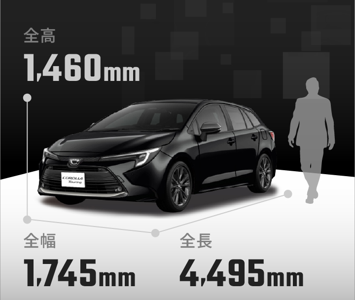高さ制限のある立体駐車場も駐められるサイズ感。