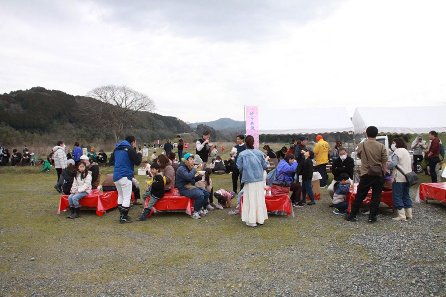 地元のお母さんたちの温かいおもてなし