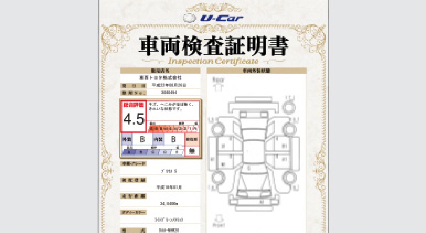 車両検査証明書