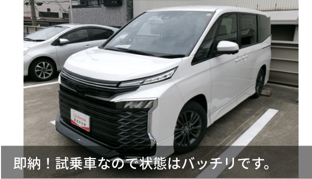 即納！試乗車なので状態はバッチリです。