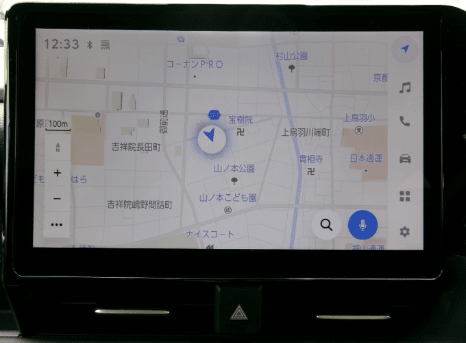 メーカーオプションの10.5インチディスプレイオーディオ（コネクティッドナビ対応）Plus付きです。