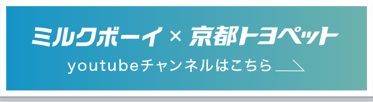 ミルクボーイ×京都トヨペット　youtubeチャンネルはこちら